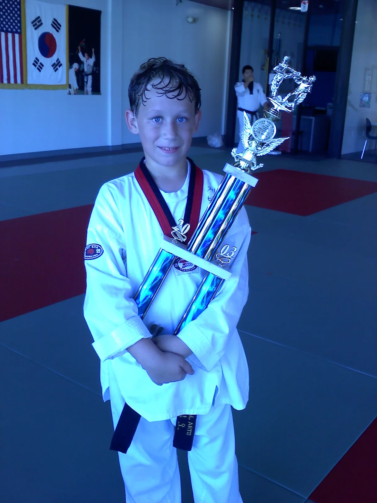 Students and families at Hwang's Martial Arts Okolona in Louisville, KY